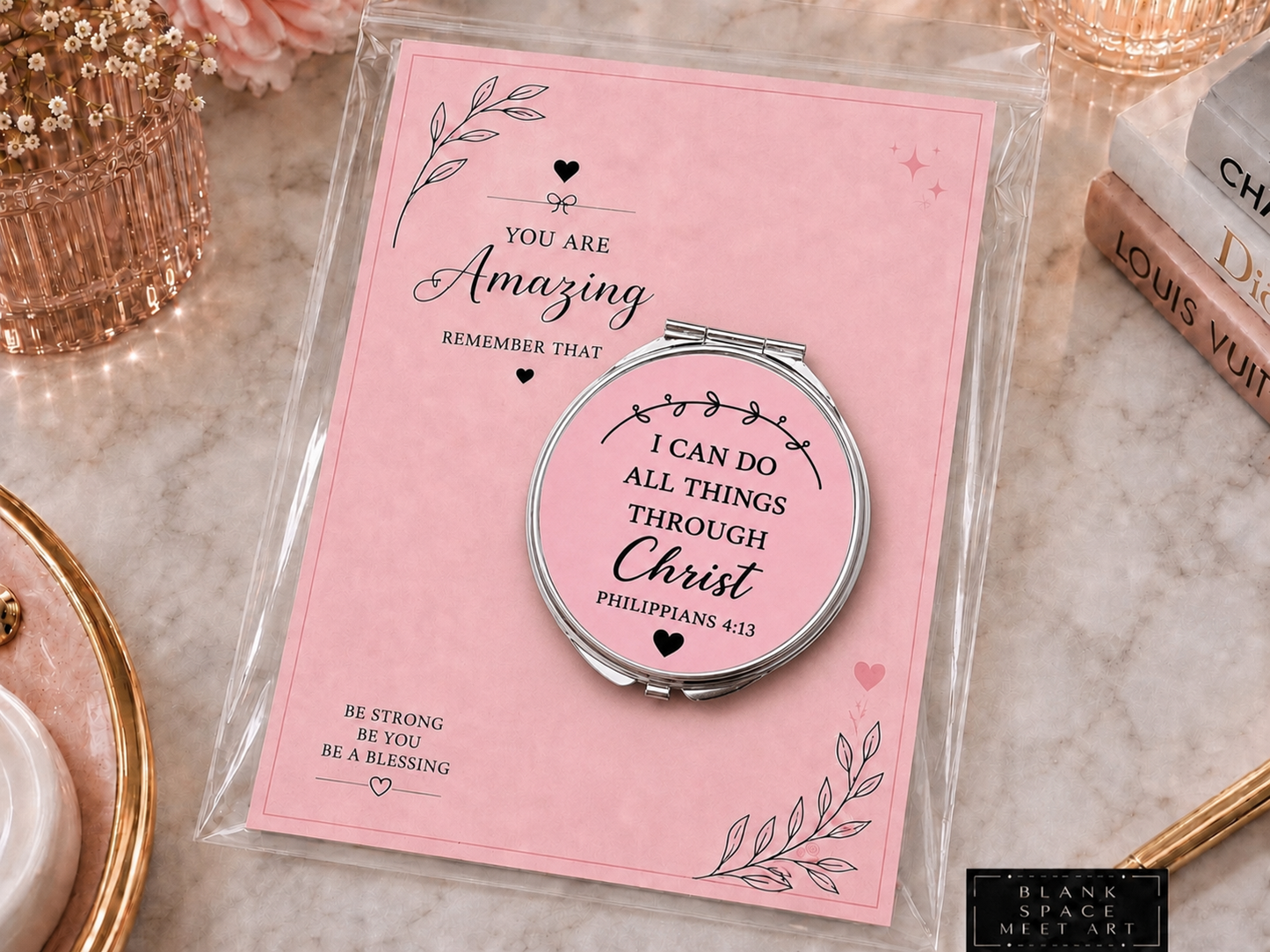Philippians 4:13 Pocket Mirror