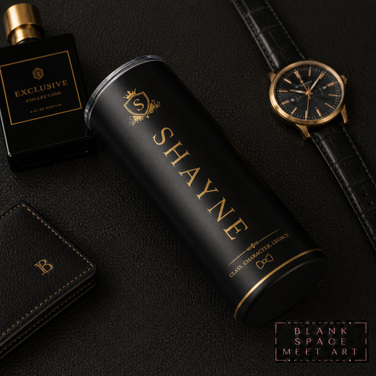 Personalized Signature Gentleman's Tumbler