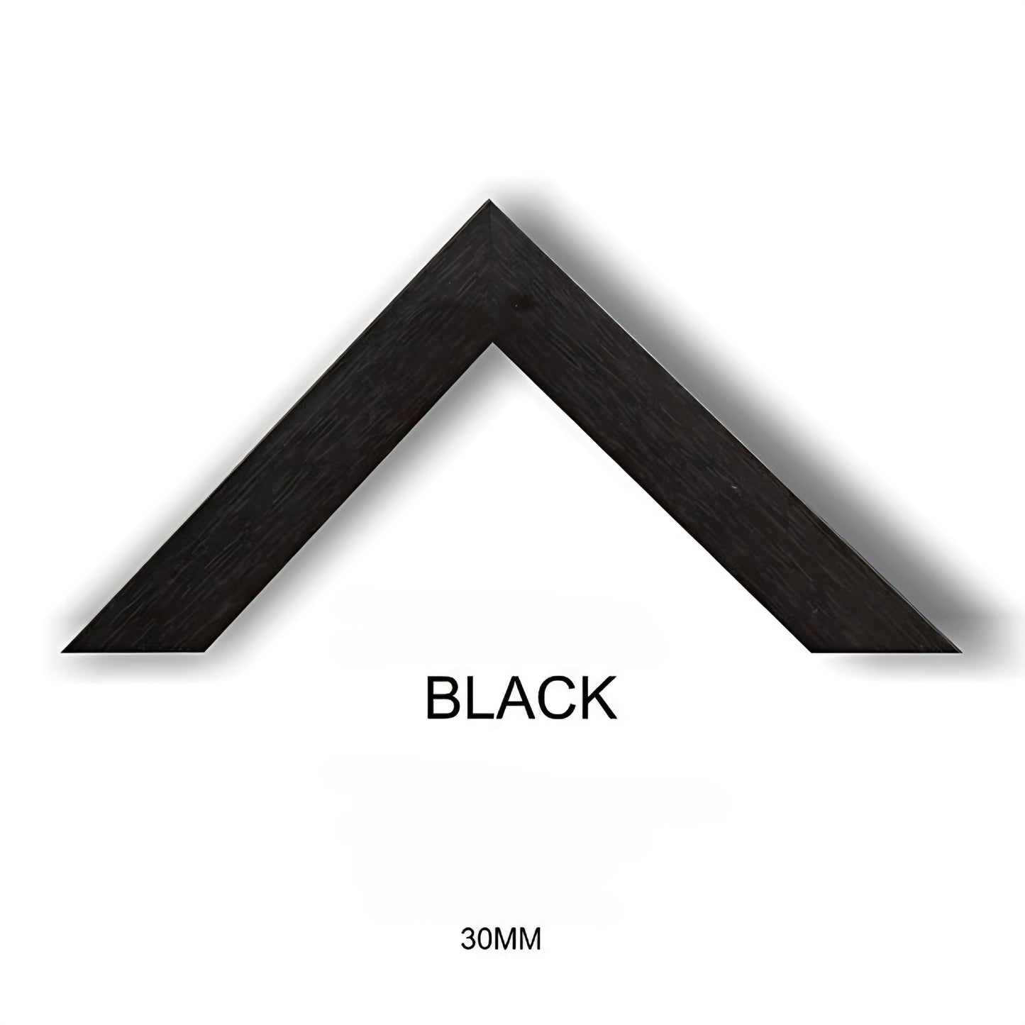 30mm Flat Frame – Modern Minimalist Design | Black Frame | Premium Wall Art Frame