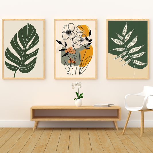 Bohemian Flora – Leaf & Flower Set