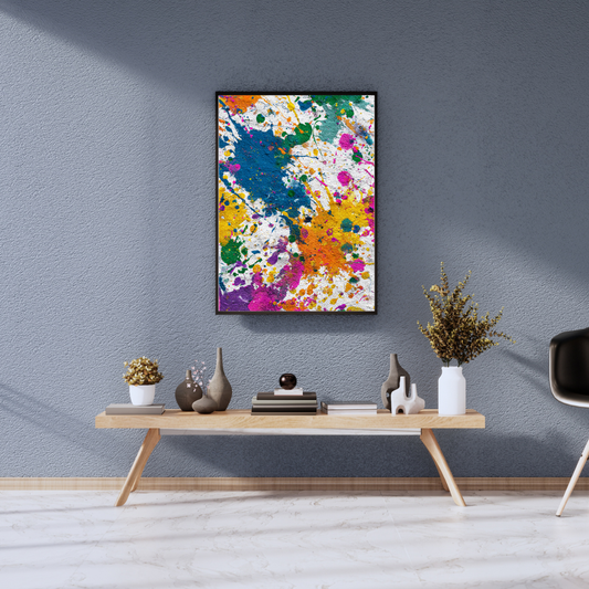 Vivid Splash – Splattered Paint Print 2