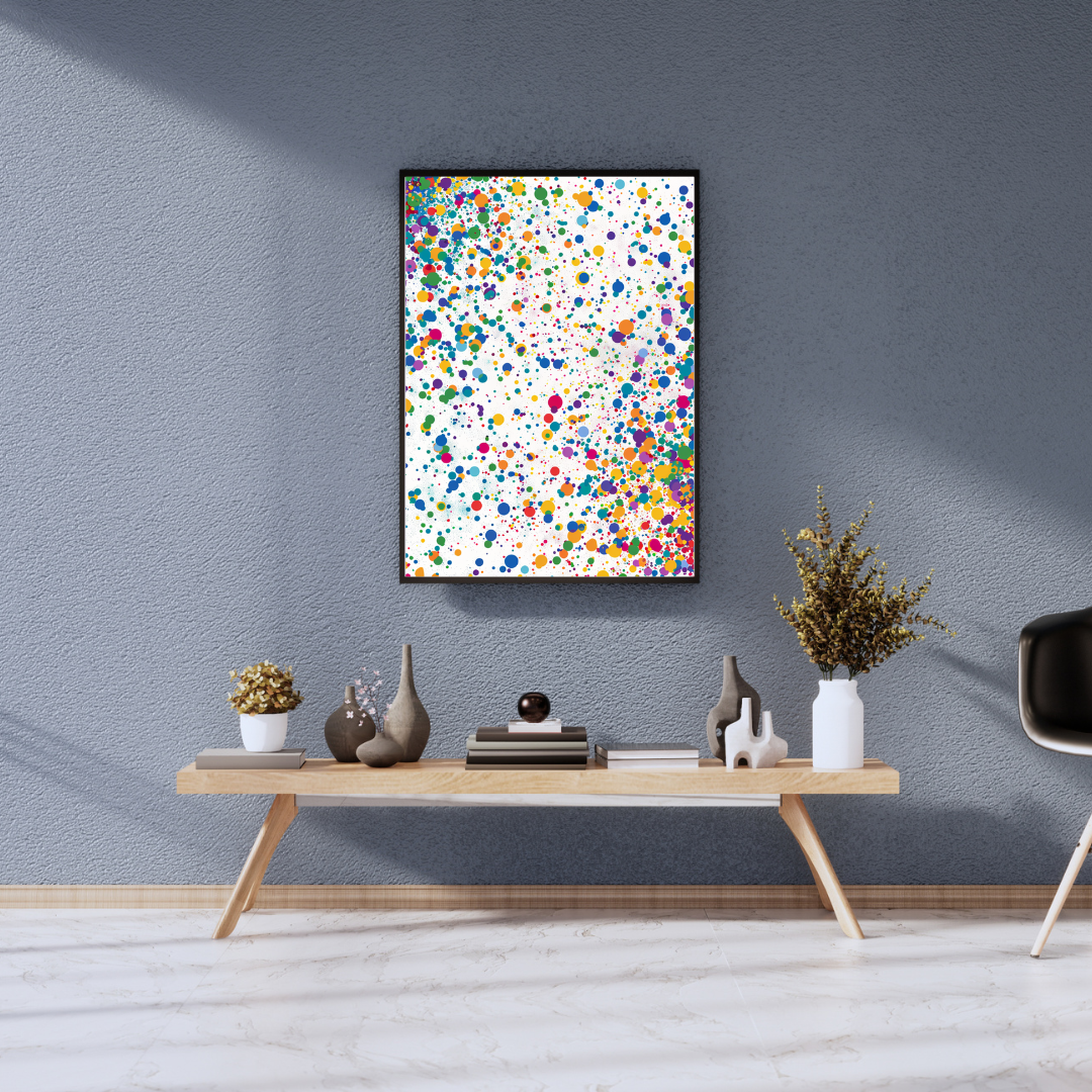 Color Speck – Multicolored Dot Abstract Set