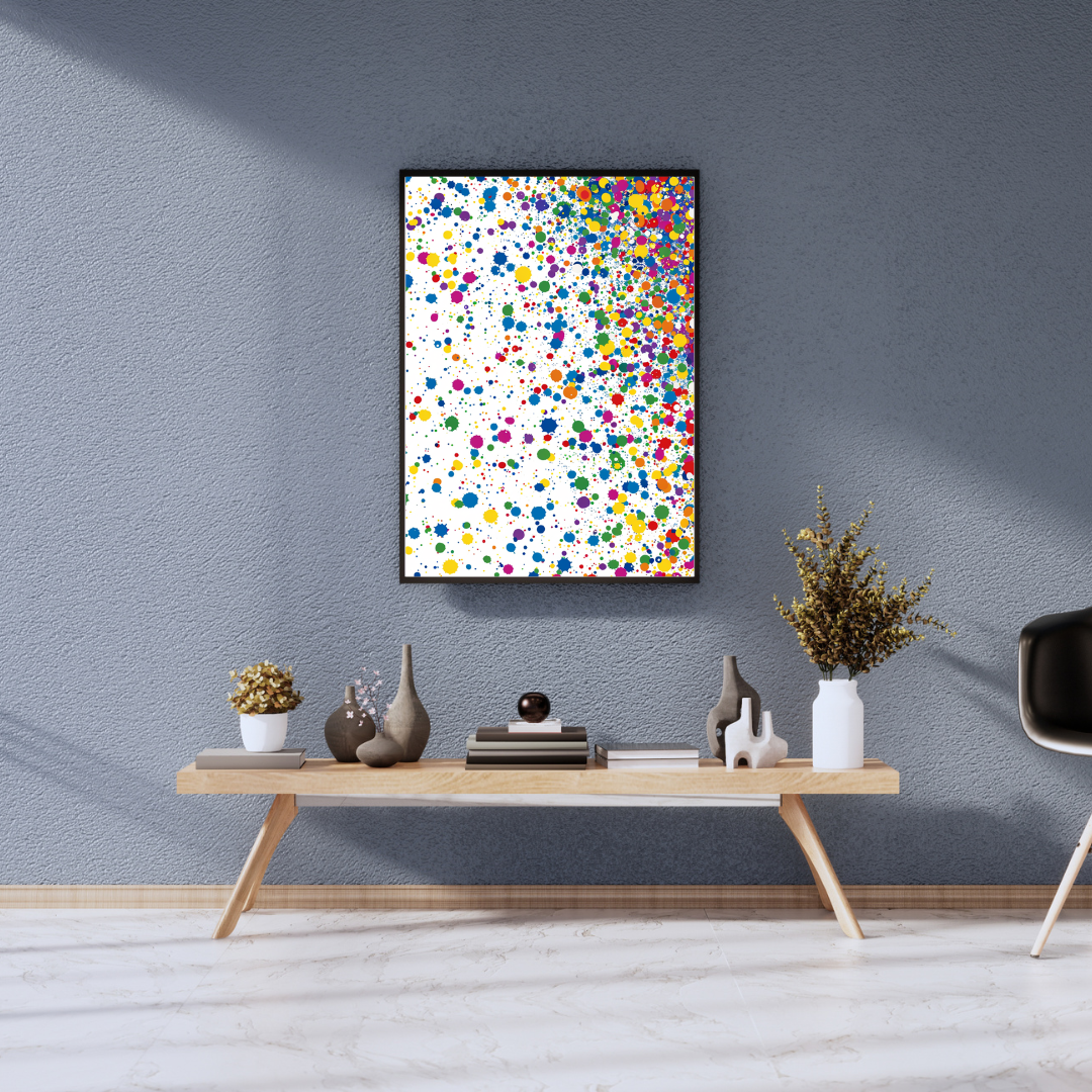 Color Speck – Multicolored Dot Abstract Set