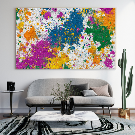 Vivid Splash – Splattered Paint Print 1