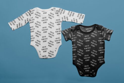 Custom Baby Onesies – Personalized Print | Short & Long Sleeve | Multiple Sizes
