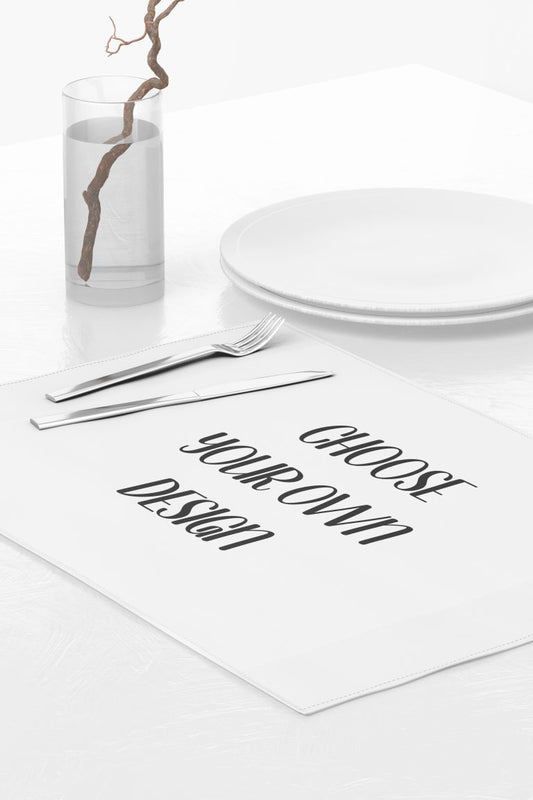 Custom Placemats – Upload Your Design or Choose Artwork | Sets of 4 or 6 | 40 cm x 60 cm