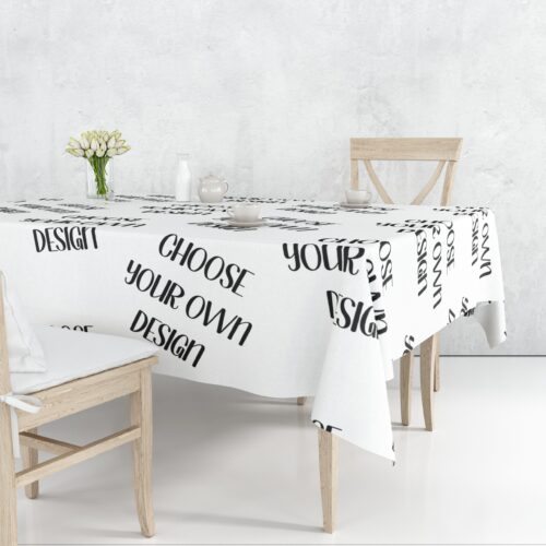 Custom Tablecloth – Upload Your Design or Choose Artwork | Small to Large Sizes