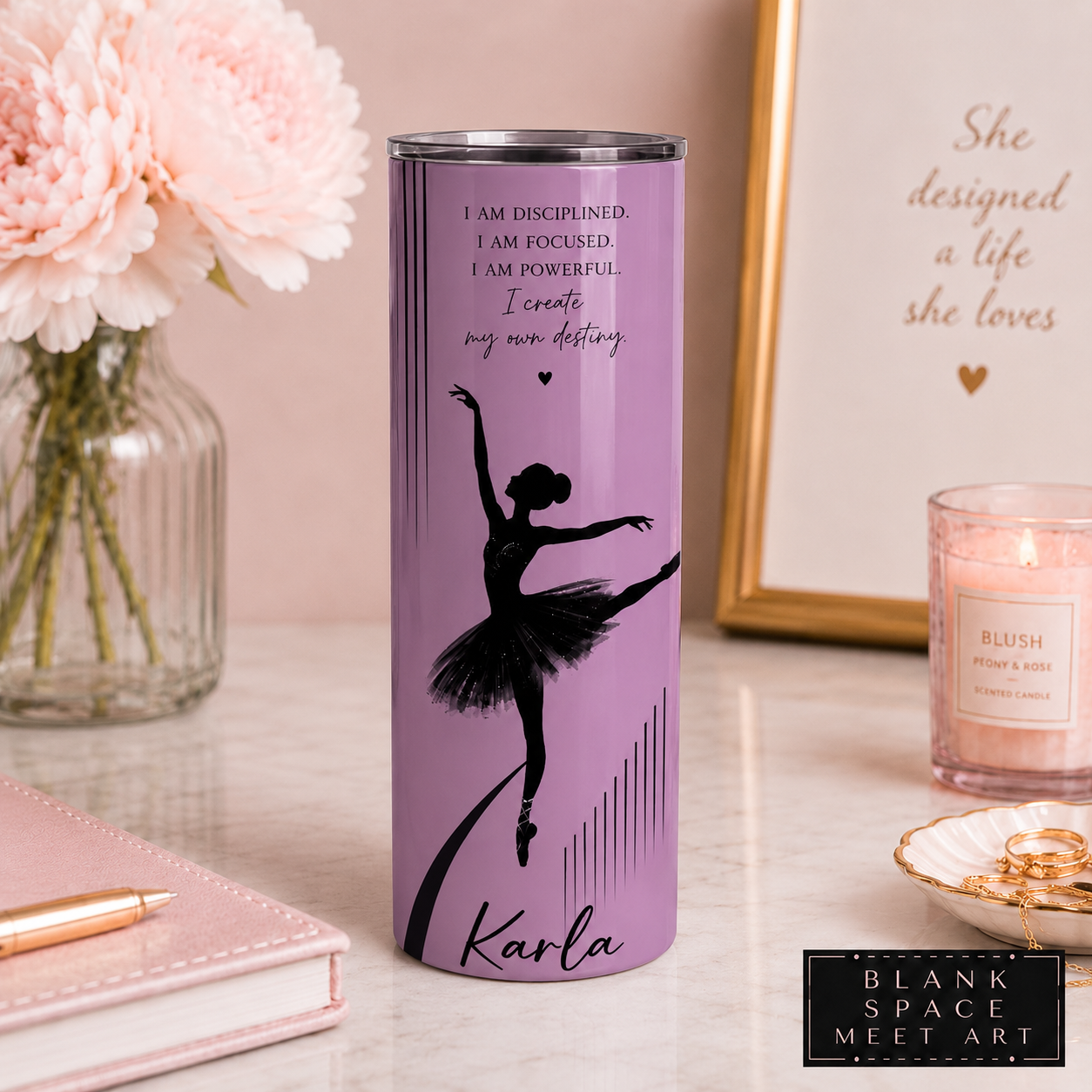 Personalized Ballerina Tumbler