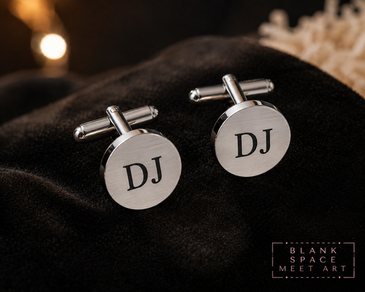 Personalized Initial Cufflinks