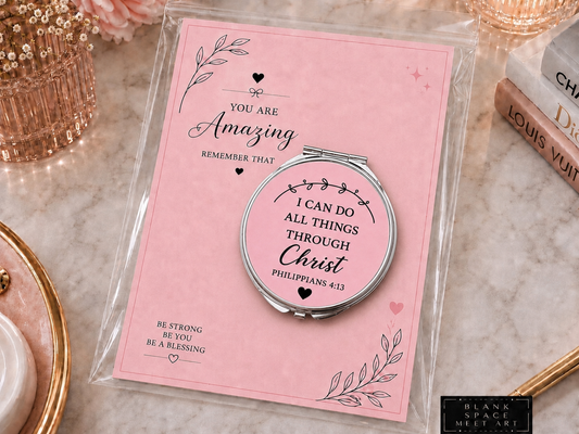 Philippians 4:13 Pocket Mirror
