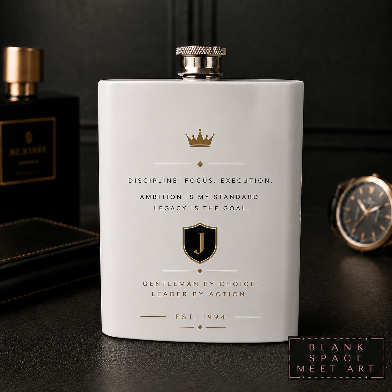 Prestige Hip Flask ( Custom Design )