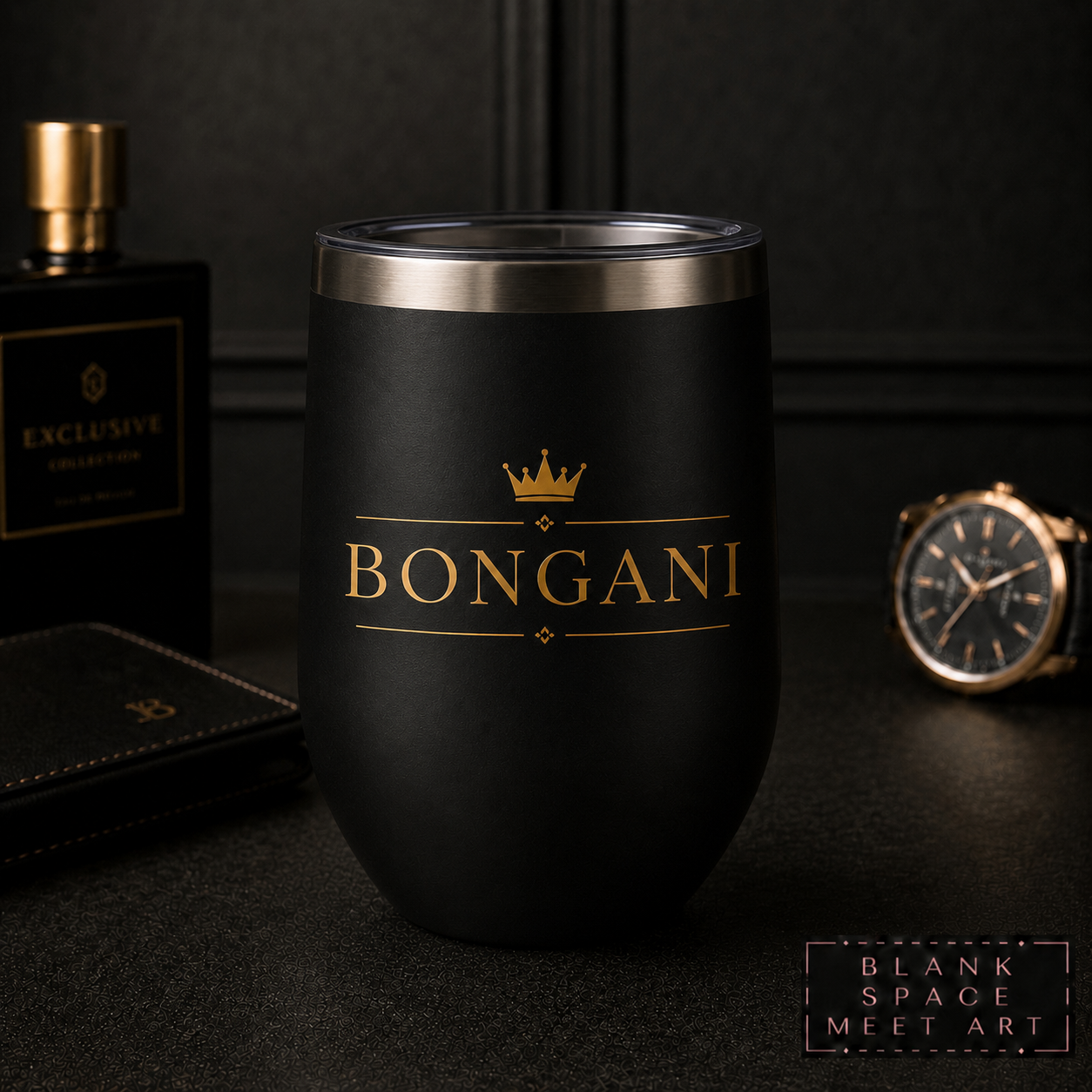 Personalized Skinny Gentleman's Gin Tumbler