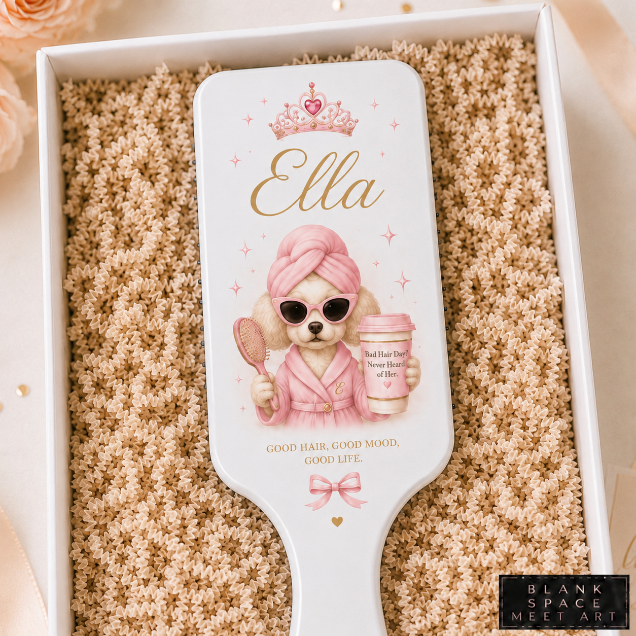 Personalized Glam Hair Brush