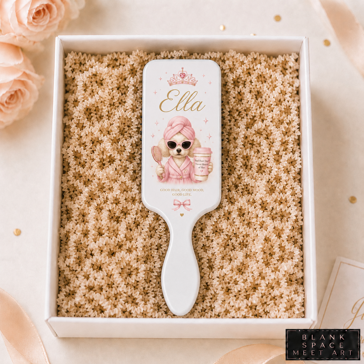 Personalized Glam Hair Brush