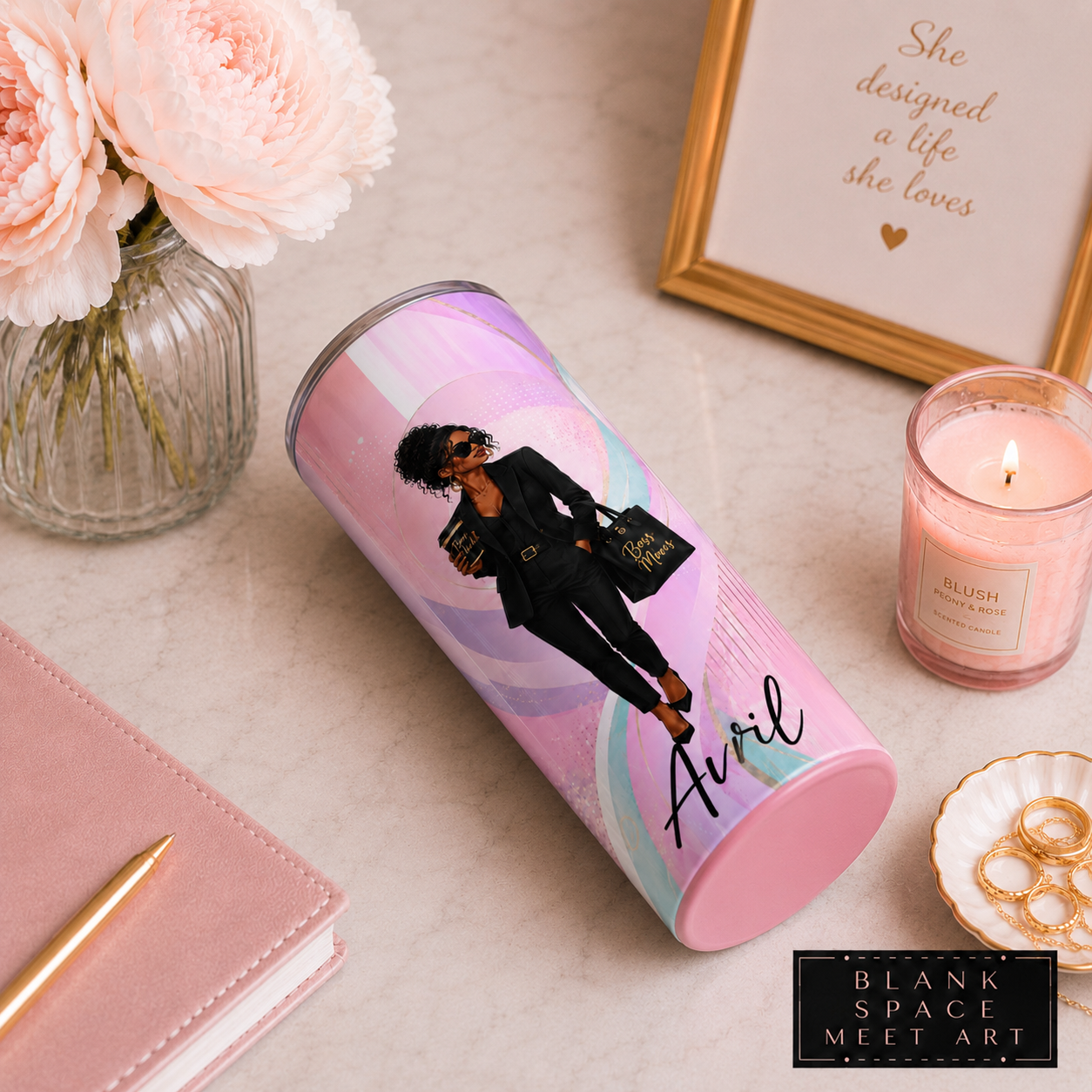 Personalized Boss Babe Tumbler