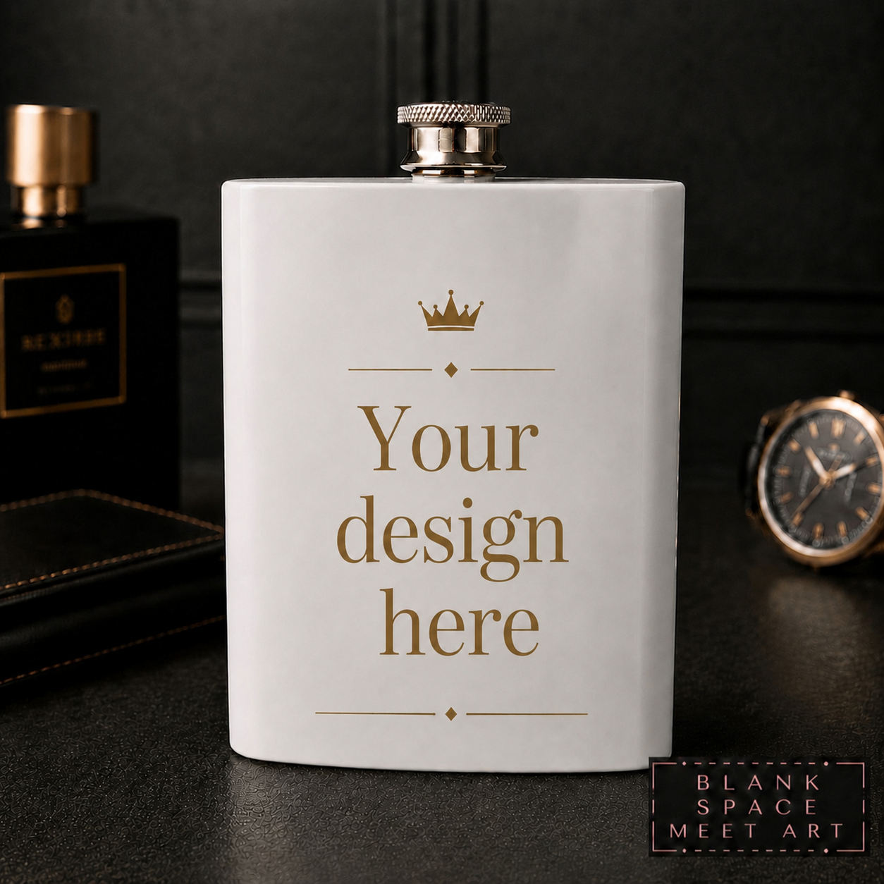 Prestige Hip Flask ( Custom Design )