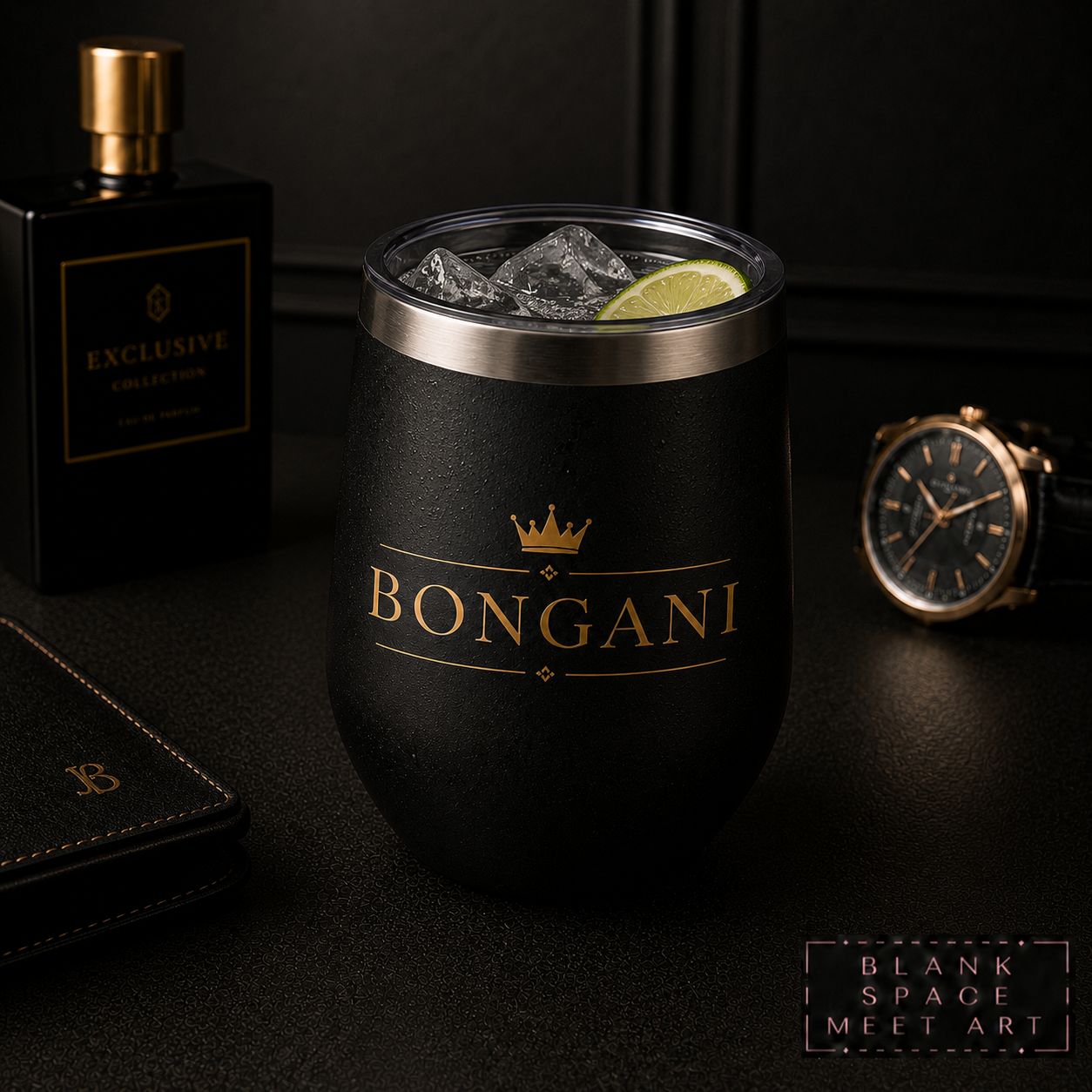 Personalized Skinny Gentleman's Gin Tumbler