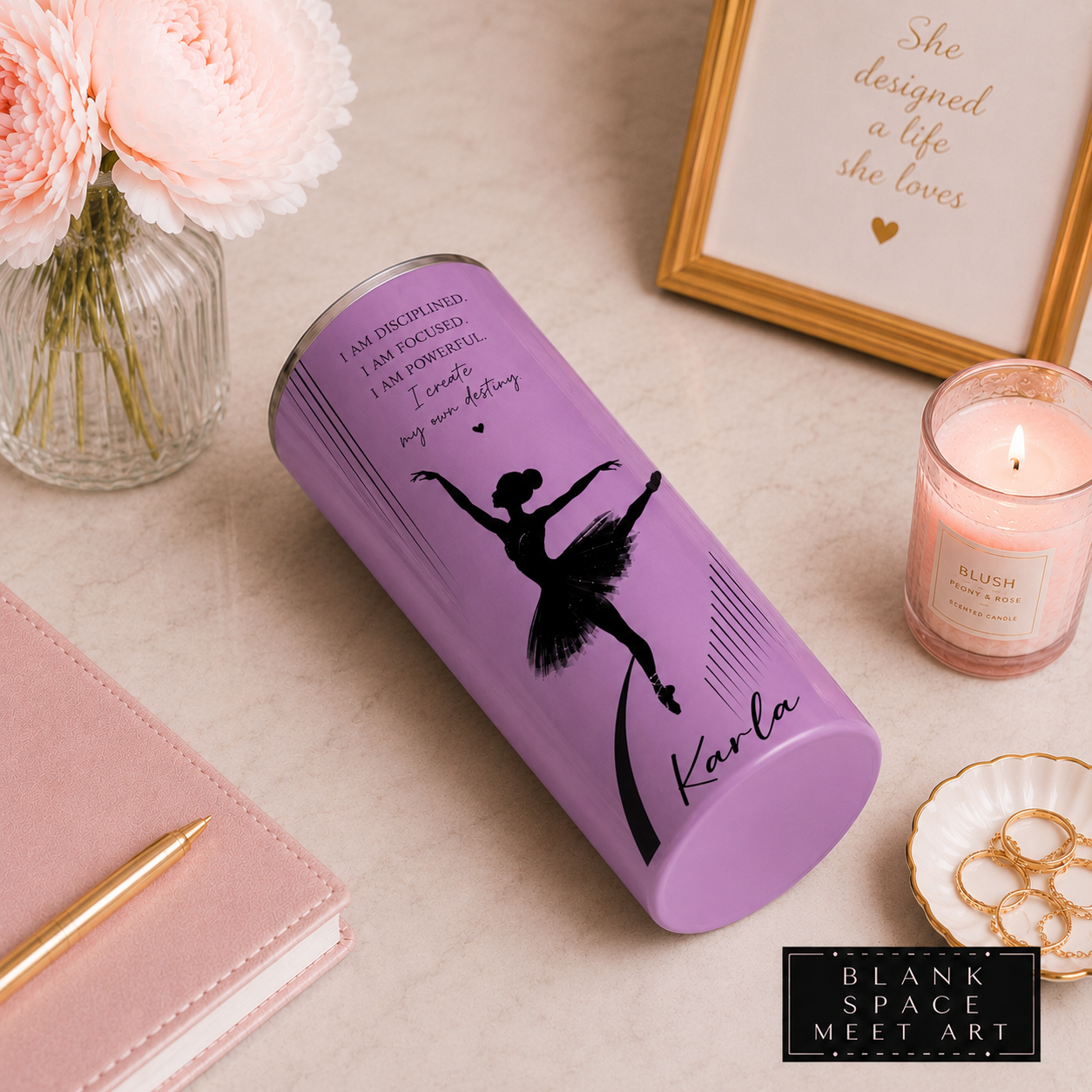 Personalized Ballerina Tumbler