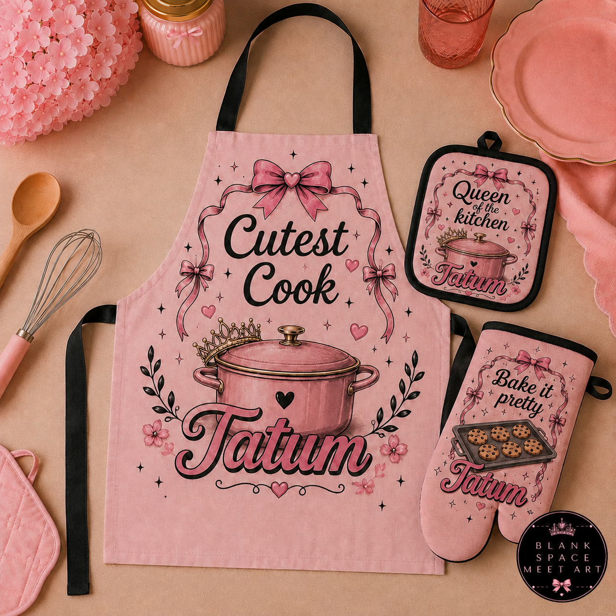 Heart & Home | Deep Pink Pretty Baker Gift Set