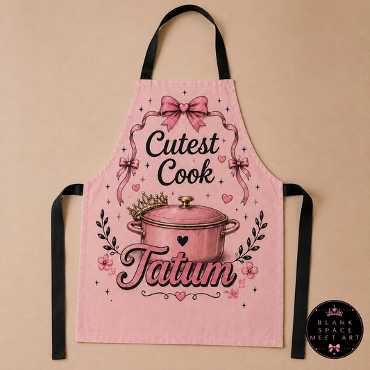 Heart & Home | Deep Pink Coquette Apron