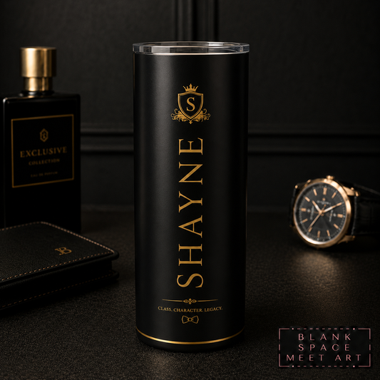 Personalized Signature Gentleman's Tumbler