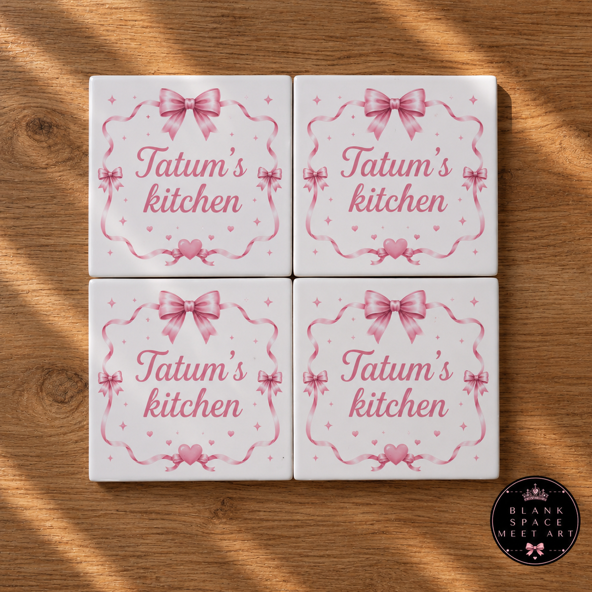 Heart & Home | Ceramic Coaster Set ( Square/Circle )