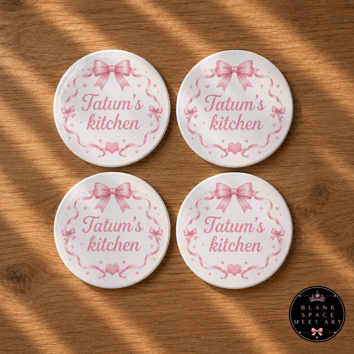 Heart & Home | Ceramic Coaster Set ( Square/Circle )