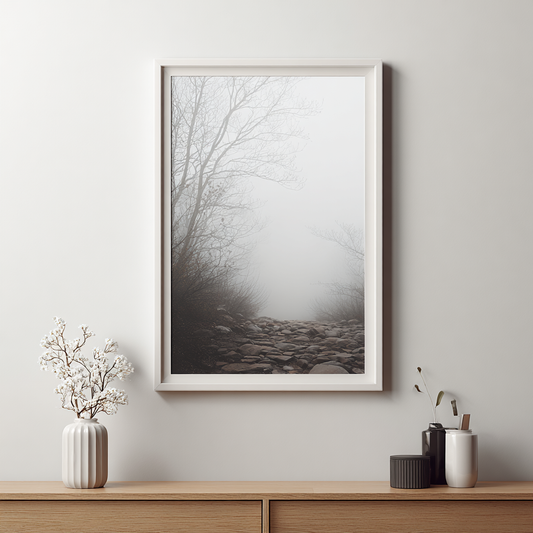 30mm Flat Frame – Modern Minimalist Design | White Frame | Premium Wall Art Frame